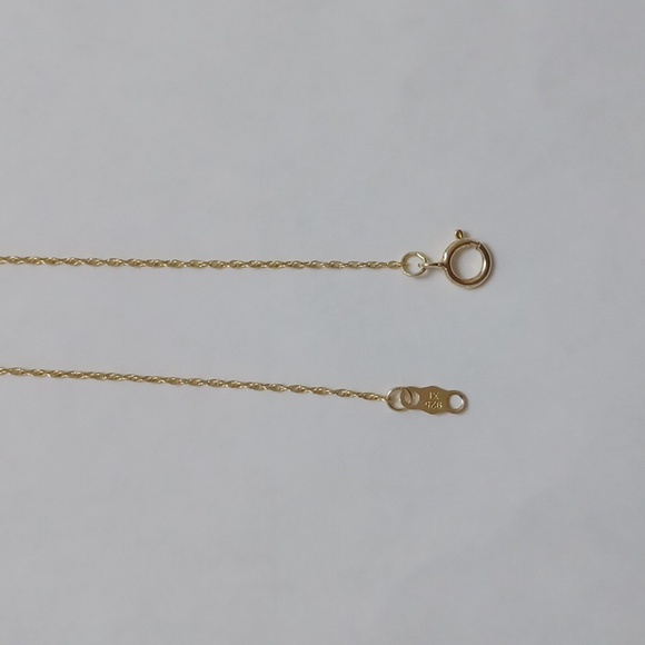 18K Gold Vermeil Diamond Accent Interlocking Circle Necklace - Picture 3 of 5